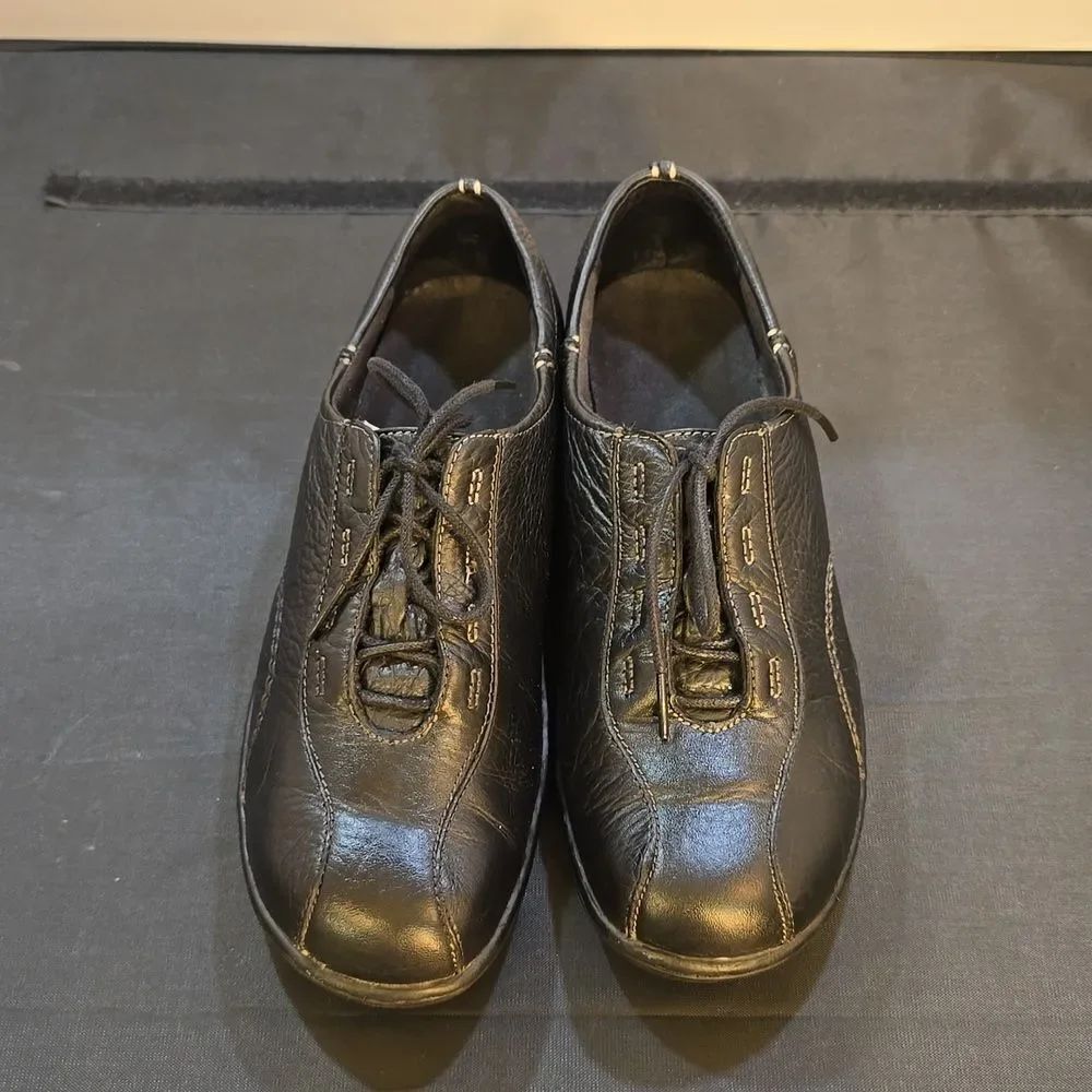 BRAND NEW CLARK LEATHER LOAFERS  WOMEN'S  SLIP-ON LACE-UP NON-SLIP WORKING SHOES